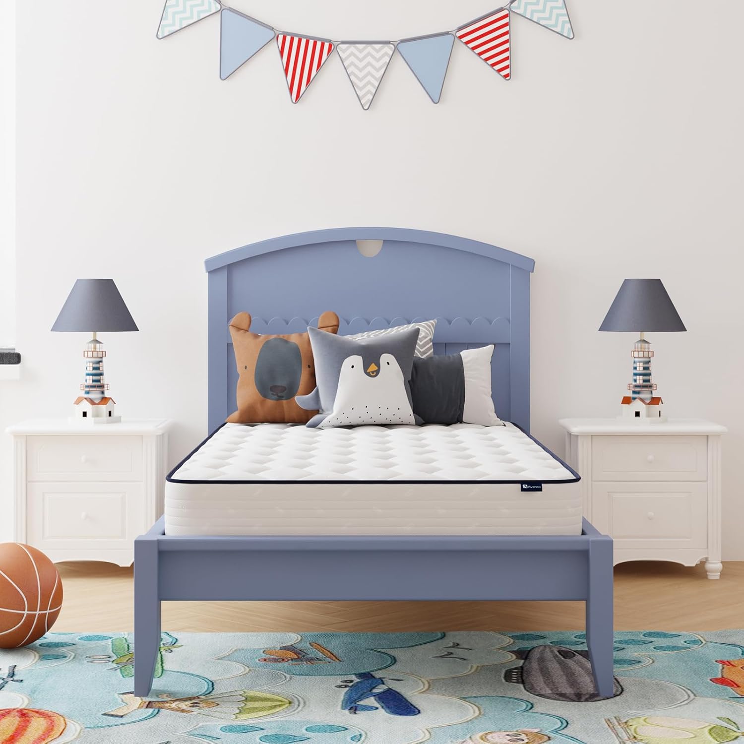 Foam and Spring Hybrid Mattress in a Box