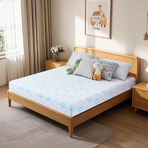 5 Inch Twin Size Memory Foam Mattress, New Version Medium Feel, Fiberglass Free, Removable Washable Cover