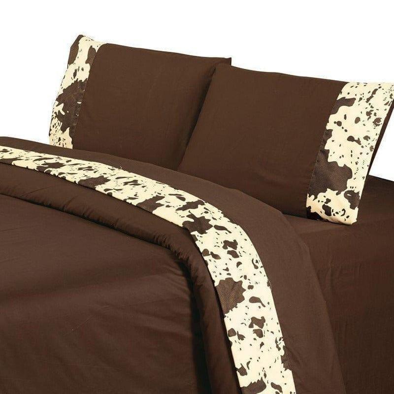 Cowhide Print Sheet Sets - 2 Colors