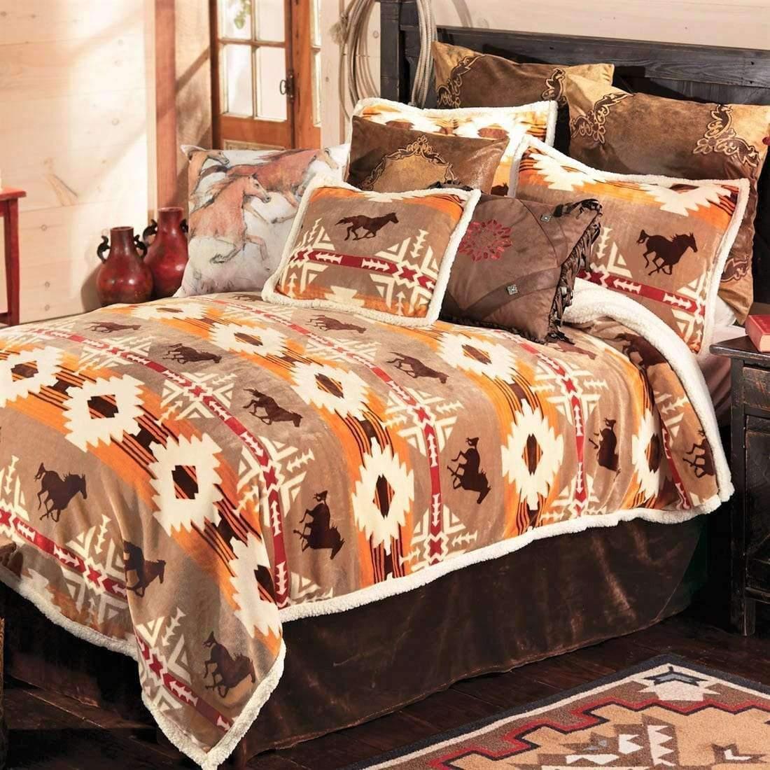 Diamond Ranch Sherpa Bedding