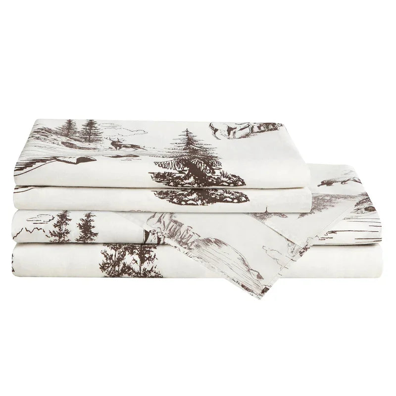 Mountain Pine Cotton Sheet Sets