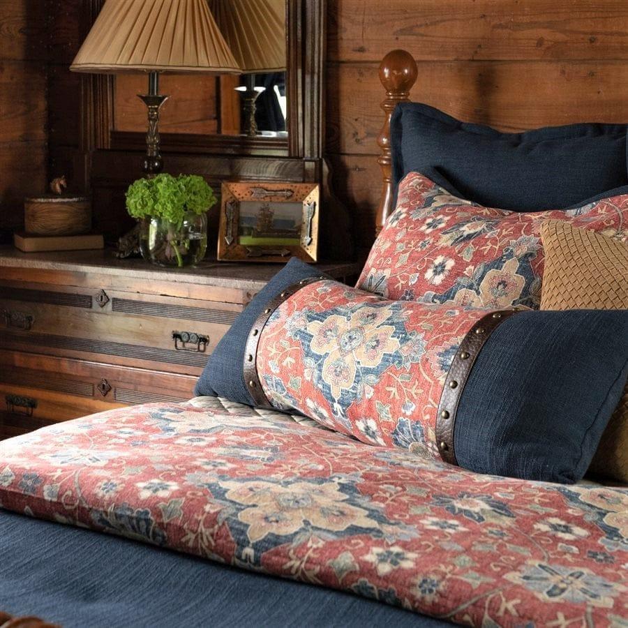 Rustic Red Medallion Bedding Set